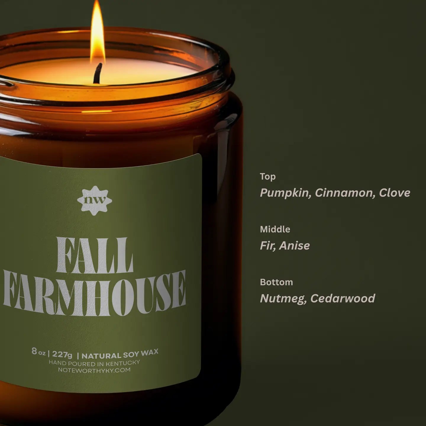 Fall Candle | Fall Farmhouse | 8oz