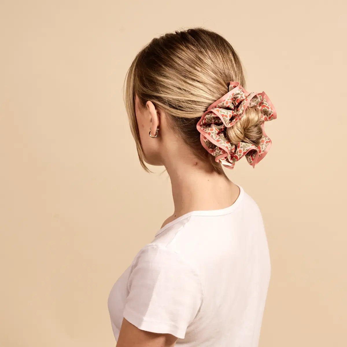 Ruffle Up Scrunchie | Everbloom Dusty Rose