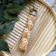 Wristlet Keychain | Golden Sunflower