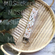 Wristlet Keychain | Mauve Garden