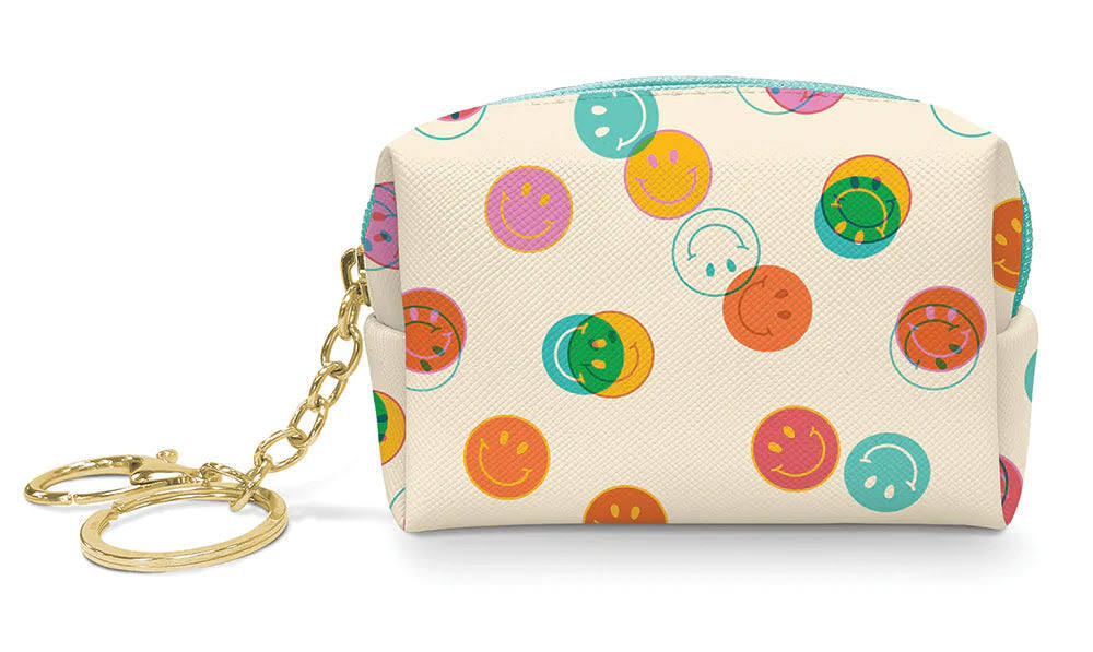 Keychain Pouch - Smiley Trails